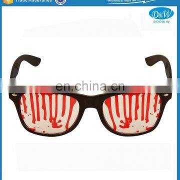 Halloween Black Bloody Lens Zombie Glasses