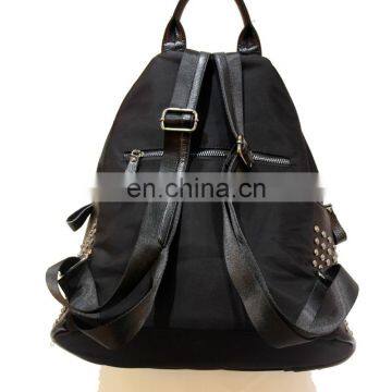 Fashion Casual Women Black Orange Backpack Laptop Bags photo-5