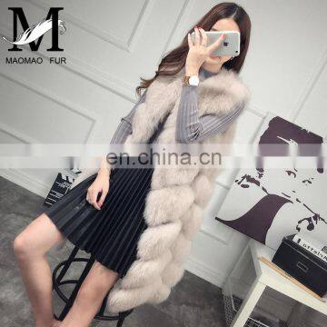 Women Fashion Winter Vests Imports Low Price Real Fox Fur Vest Italian Fur Vest photo-3