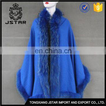 Attractive Design Raccoon Trim For Hood Fashion Fur Poncho