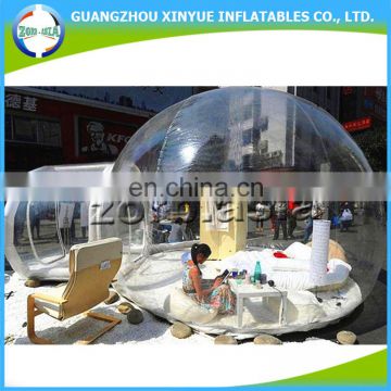 Giant cheap inflatable transparent tent, inflatable bubble tent/ clear dome tent