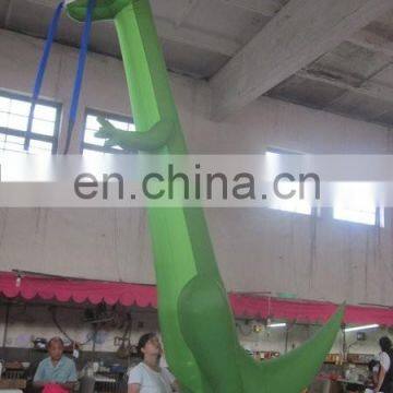 customized multicolor led lighting advertising indoor inflatable air dancer of dragon