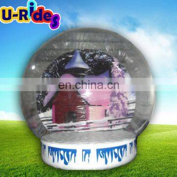 inflatable christmas snow globes