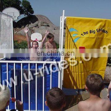 Machine toy Inflat Dunk tank for Summer Water Day Party