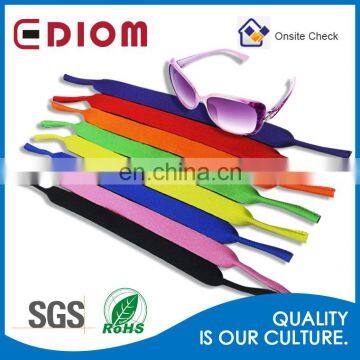 2016 new arrival hot slae elastic sport durable sublimation sunglasses lanyard