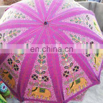 Latest Design 2015 Vintage Sari Material Handmade Indian Garden Parasols