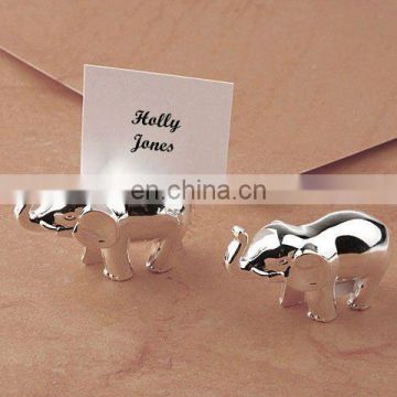 Elephant Wedding Favor Place Card Holder