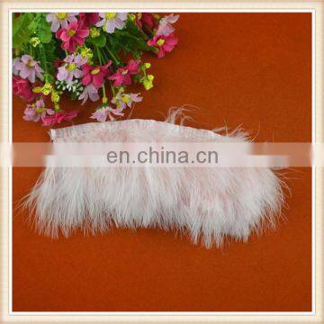 Fancy feather fringe wholesale decorative chicken feather trims