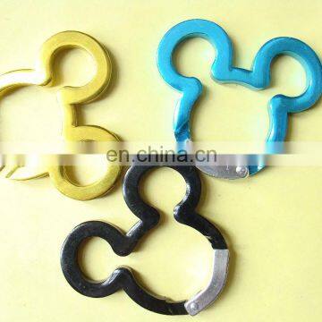 Hot-selling Top Quality Mickey Shape Climbing Carabiner