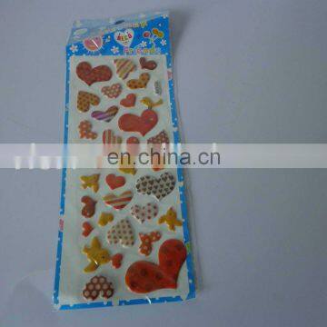 2013 New Design! Lovely Kids cartoon custom puffy stickers