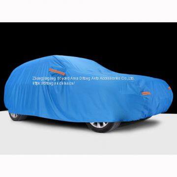 Navy Blue Color 190T Polyester Taffeta SUV Waterproof Car Covers photo-4