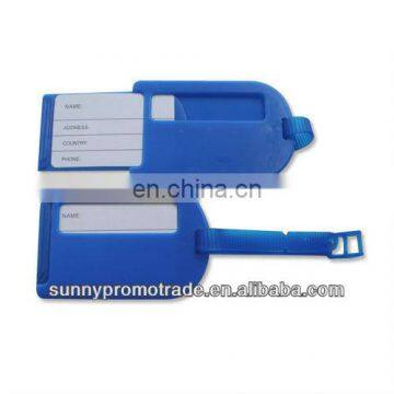 Pull&push plastic luggage tag for promotion gift
