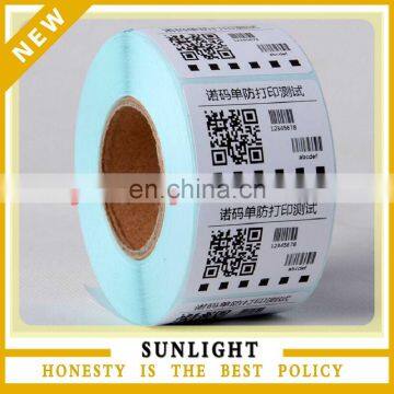 thermal roll barcode adhesive label sticker