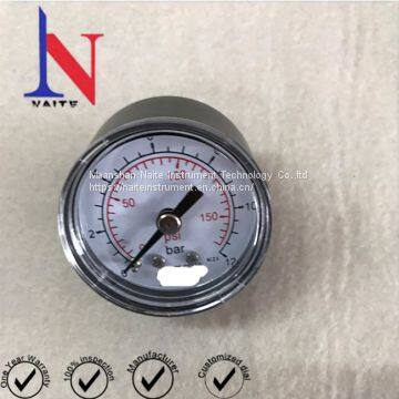 40mm Small Dail Plastic Window Pressure Gauge