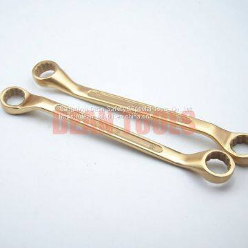 Spark Proof Offset Wrench ,box End Double Two Sides Ring Spanner Aluminum Bronze Beryllium Bronze Safety Sparkless photo-3