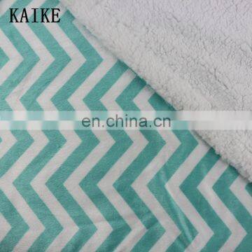 Custom Warm Super Soft Print Muslin Baby Cot Bedding Set Polar Fleece Flannel Kids Swaddle Blanket 100% Polyester photo-2