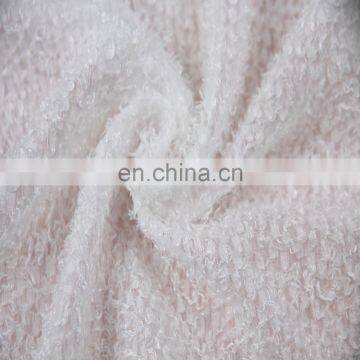 100%polyester chiffon white drapery polyester cut fabric
