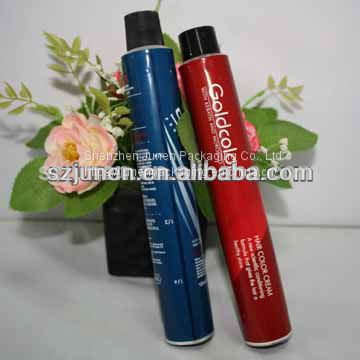 Aluminum Squeeze Hair Colorant Packaging Tube