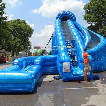 Inflatable Slip and Slide Inflatable Water Slide Axs-07 photo-3