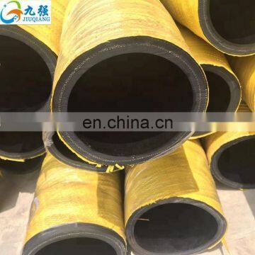 large diameter 10 inch ISO 9001 fabric cover water delivery and suction industrial rubber hose