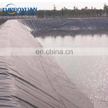 0.75mm black waterproof pond/dam liner low price HDPE Geomembrane Sheet for fish farming