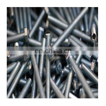 zinc alloy steel stud screw bolt nut