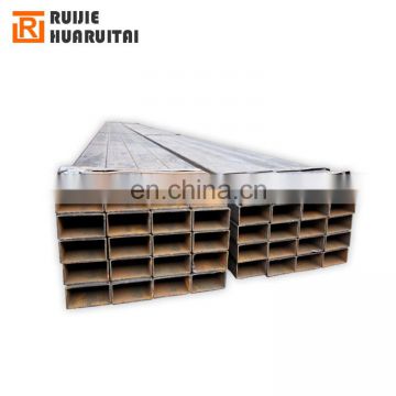 MS steel rectangular hollow section profile,  thin wall 100x50mm rectangular steel pipe