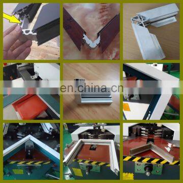 (0086 15215319839) Aluminum Windows Doors Processing Equipment / Aluminum Alloy Door Window Crimping Machine