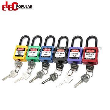 38mm Insulation Shackle Safety Padlocks EP-8531~EP-8534 ABS Safety Padlock photo-4