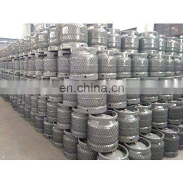 Empty Lpg Gas Cylinder 6kg Gas Tank With Valve Factory for Nigeria Zimbabwa