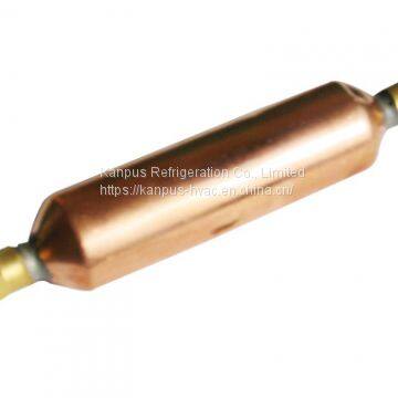 Refrigerator Copper Filter Drier with brass nuts