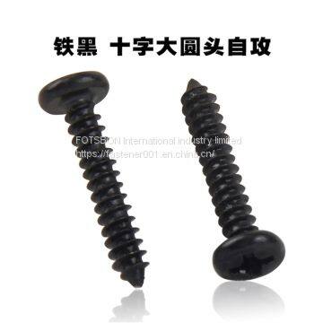 M3/M4/M5 Cross Recessed Truss Mushroom Head Tapping Screws Large Flat Round Black Screw Tornillos Parafuso Schroeven Vis DIN7981