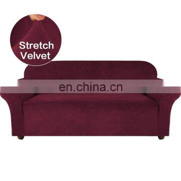 High quality sofa cover stretch elastic i shape 3 seat sofa cover