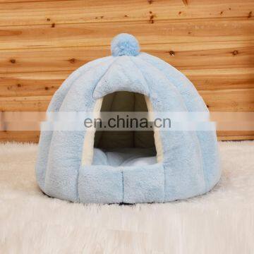 OEM Brand FBA Service Breathable Mongolian Yurt Shaped Pet Dog Cat House Bed With Removable Cushion Inside photo-6