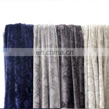 Custom Design Polyester Printed Royal Blue Flannel Fleece Brushed Blanket for Winter photo-2