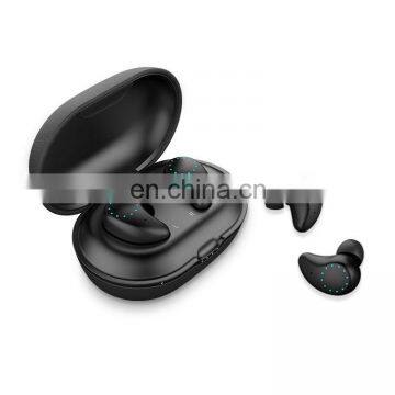 Black Red Bluetooth Earbuds IPX7 Waterproof Wireless Sports Earphone