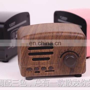 2019 Retro Wireless bluetooth speaker with TF-card and U disk