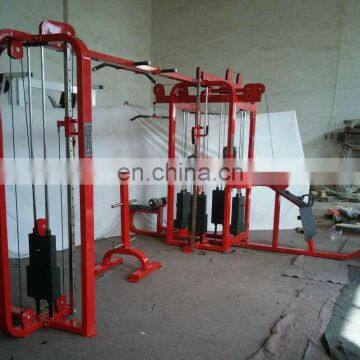 China Hot Sale Multi Jungle Gym Machine 5 Station Gym Equipment 5 Station Multi Gym Trainer SE56 photo-3