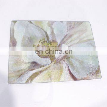 Kitchen Sublimation tempered glass printed cutting board