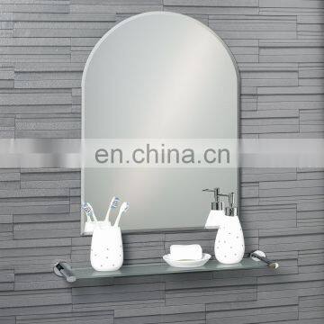 Customizable Shape bathroom Hotel Bathroom Shower Mirror Wall Mounted Frameless Silver Mirror