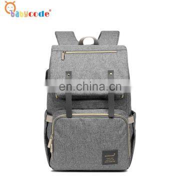 China factory wholesale small order mom oxford diaper backpack bag