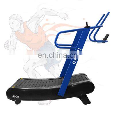 wholesale price treadmill gym equipment commercial self generating curved manual treadmill air runner running machine