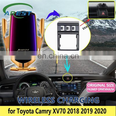 Car Mobile Phone Holder for Toyota Camry 8 XV70 2018 2019 2020 Telephone Bracket Gravity Support Accessories for iPhone Huawei