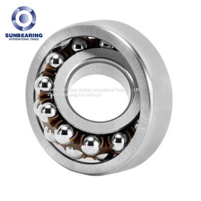 SUNBEARING Self Aligning Ball Bearing 2203 Silver 17*40*16mm Chrome Steel GCR15 photo-5
