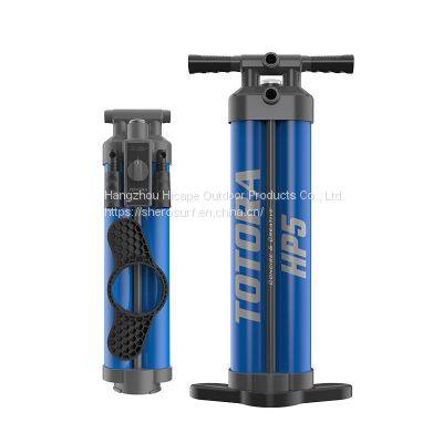 Triple Action Air Hand SUP Pump Hand Pump With Pressure Gauge