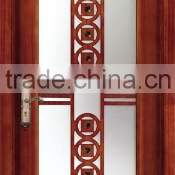 LATEST ELEGANT WOODEN GLASS DOOR DESIGN