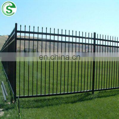 Steel fencing wholesale modern metal picket fencing panels for sale