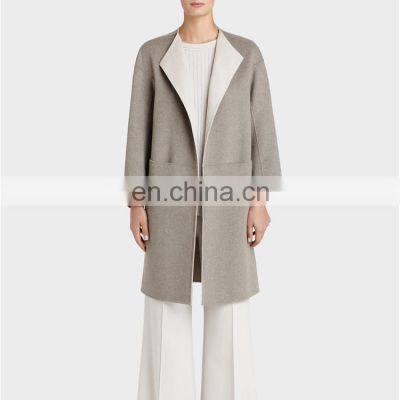 Ladies Winter Long Dress Coat Design Lady Cashmere Coat