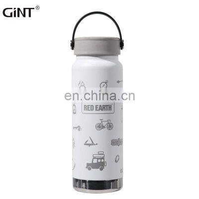 GINT 750ml Portable Sports Gym Vacuum Metal Customer Design Water Bottle