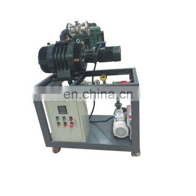 Double Stage Vacuum Dewatering Machine/Low Pressure Pump System/Transformer Vacuum Drying Equipment